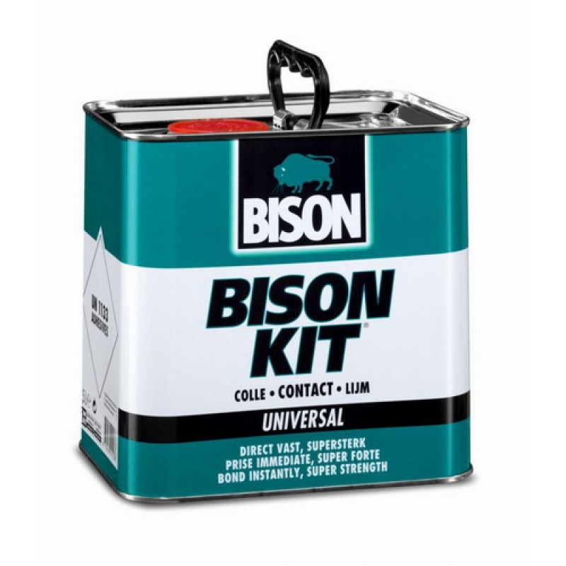 Bison-Kit universāla kontaktlīme dažādu materiālu līmēšanai, 2,5 lbundža