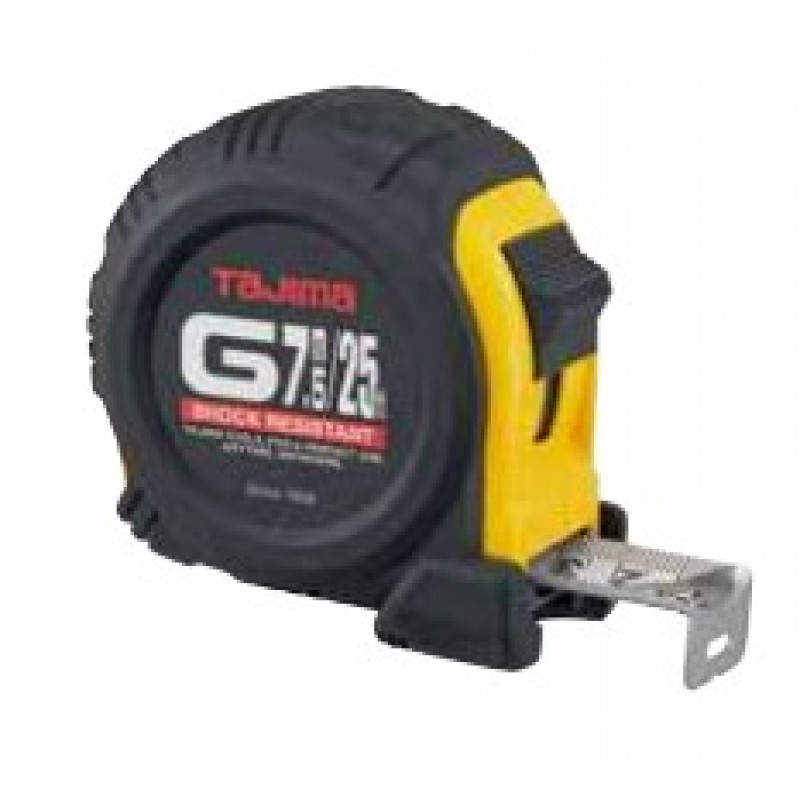 Tajima mērlente G-LOCK 5m x 25mm, metriskās un imperiālās atzīmes