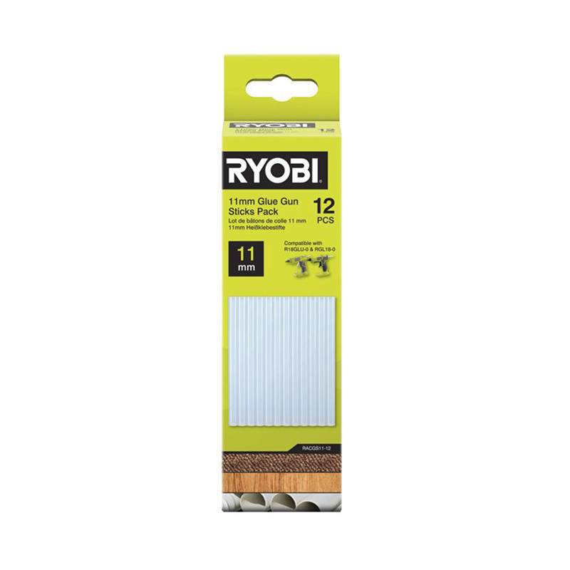 Ryobi 12x11 mm līmes pistoles stienīši RACGS11-12