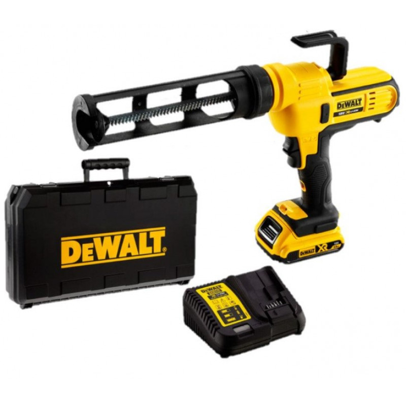 DeWalt 18V XR 300 ml silikona pistole DCE560D1-QW (1x2,0 Ah)