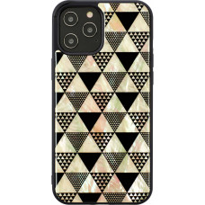 iKins case for Apple iPhone 12/12 Pro pyramid black