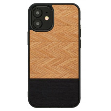 MAN&WOOD case for iPhone 12 mini herringbone nero black