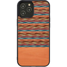 MAN&WOOD case for iPhone 12/12 Pro browny check black