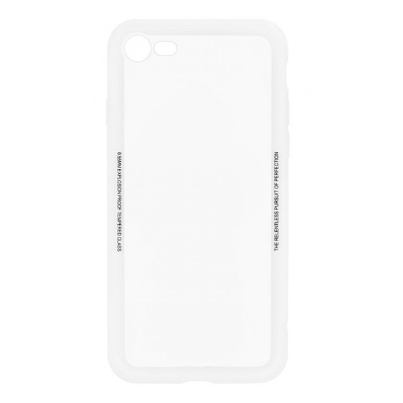 Tellur Cover Glass Simple for iPhone 8 white