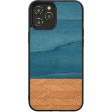 MAN&WOOD case for iPhone 12 Pro Max denim black