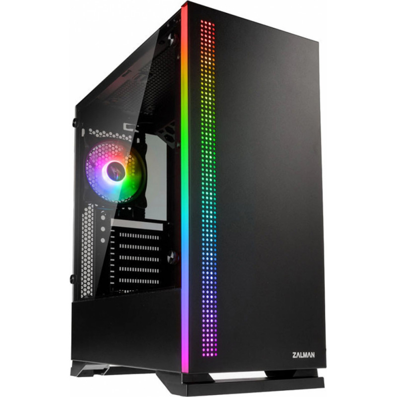 Zalman S5 Black ATX, RGB fan, T/G