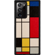 MAN&WOOD case for Galaxy Note 20 Ultra mondrian wood black