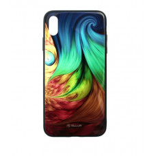 Tellur Cover Glass print for iPhone XS MAX mesmeric