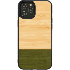 MAN&WOOD case for iPhone 12/12 Pro bamboo forest black