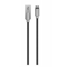 Devia Storm Series Zinc Alloy Android cable (5V 2.1A,1M) black