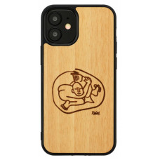 MAN&WOOD case for iPhone 12 mini child with fish