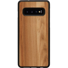 MAN&WOOD SmartPhone case Galaxy S10 cappuccino black