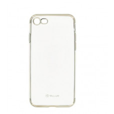 Tellur Cover Silicone Electroplated for iPhone 8 silver