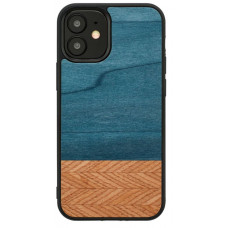 MAN&WOOD case for iPhone 12 mini denim black