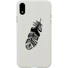 MAN&WOOD SmartPhone case iPhone XR indian white