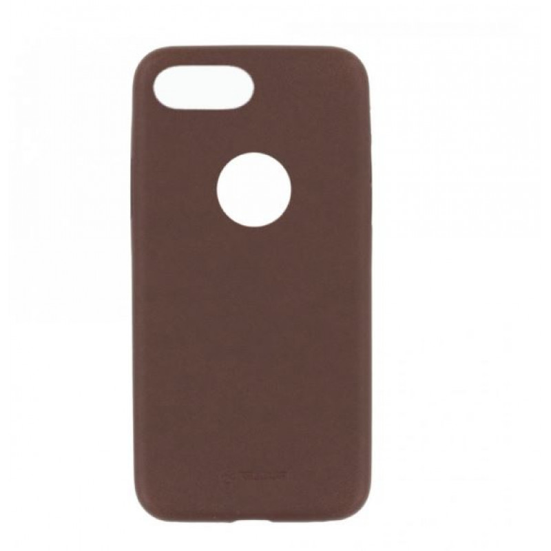 Tellur Cover Slim Synthetic Leather for iPhone 8 Plus brown