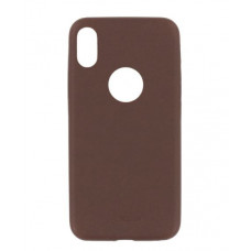 Tellur Cover Slim Synthetic Leather for iPhone X/XS brown