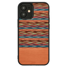 MAN&WOOD case for iPhone 12 mini browny check black