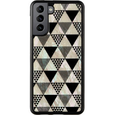 iKins case for Samsung Galaxy S21+ pyramid black