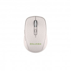 Tellur Green Wireless Mouse Nano Reciever Creame