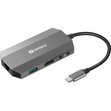 Sandberg 136-33 USB-C 6-in-1 Travel Dock