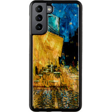 iKins case for Samsung Galaxy S21+ cafe terrace black