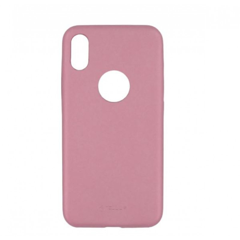 Tellur Cover Slim Synthetic Leather for iPhone X/XS pink