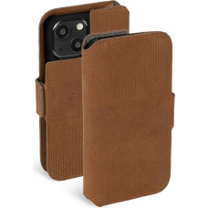 Krusell Leather PhoneWallet Apple iPhone 13 cognac (62398)