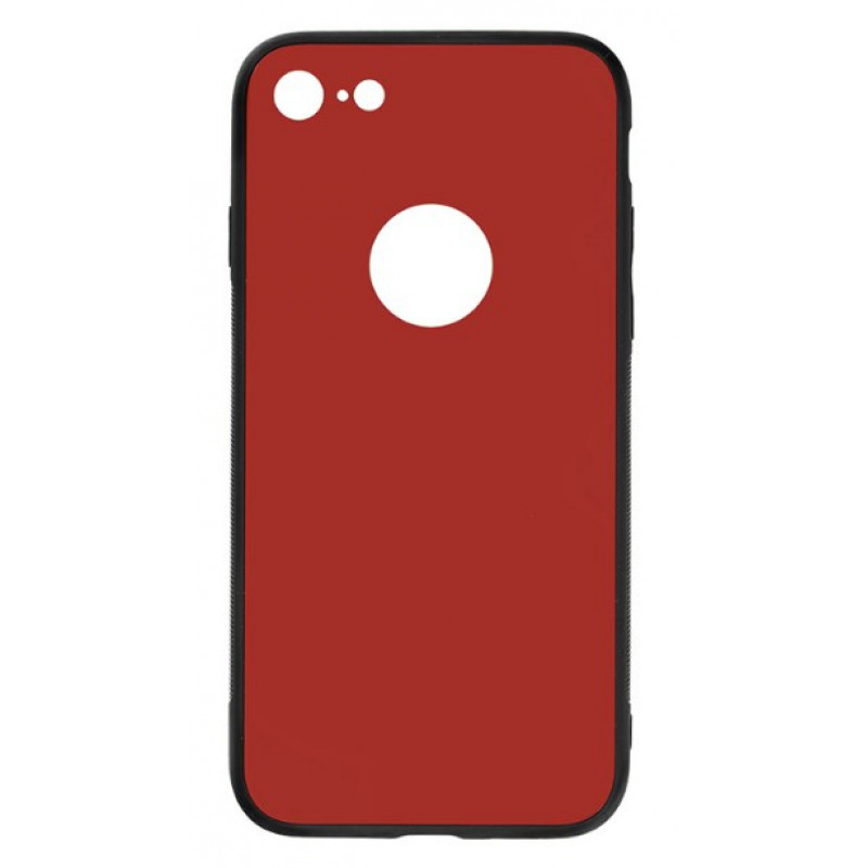 Tellur Cover Glass DUO for iPhone 8 red