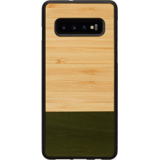 MAN&WOOD SmartPhone case Galaxy S10 Plus bamboo forest black