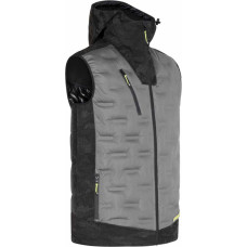 North Ways Softshell bodywarmer North Ways Barres 1104 Grey/Black, size XL