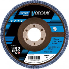 Norton Vulcan abrezīvais lapiņveida disks 125 x 22mm, R842 P80