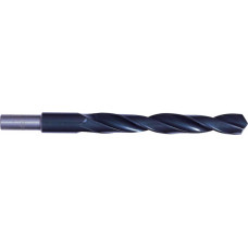 Tivoly RRS HSS Roll Forged Jobber Length Drill Ø17,00 mm. Reduced shank 12 mm. Point angle 118°.  Steam treated