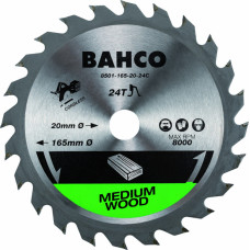 Bahco Ripzāģa asmenis kokam bezvada zāģmašīnām 160x16/20mm 24T