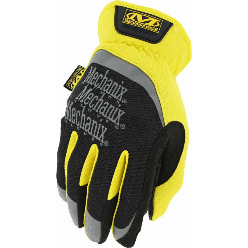 Mechanix Wear Cimdi FAST FIT 01 melns/dzeltens L