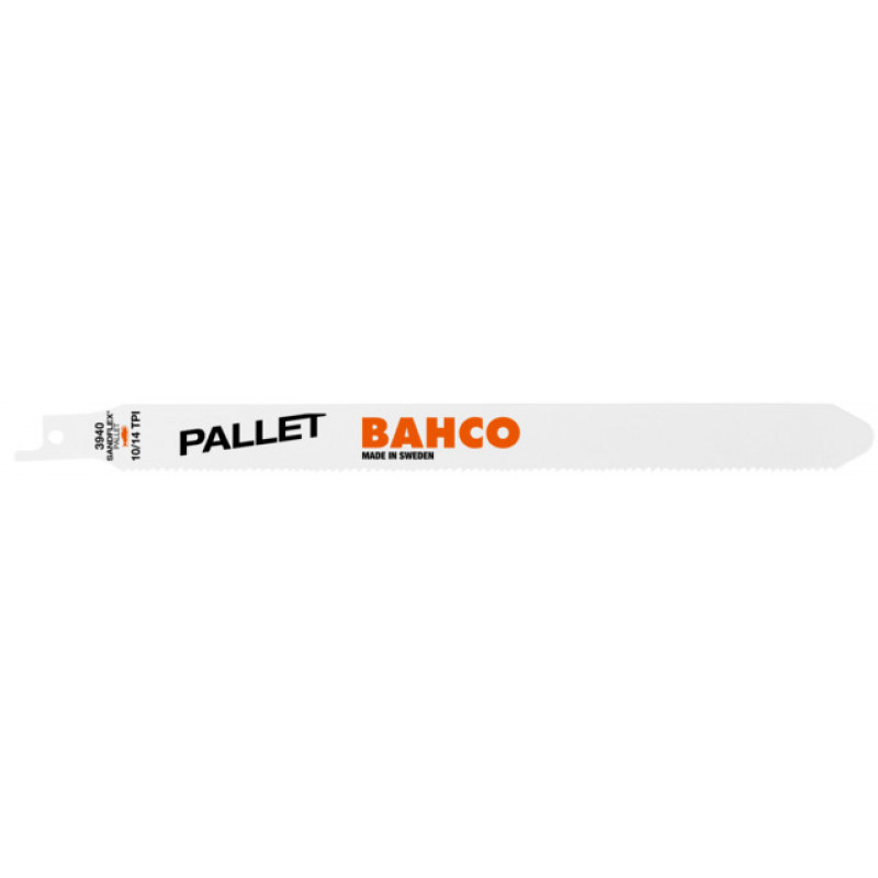 Bahco Zobenzāģa asmeņi Sandflex Bi-Metal 228mm*0.9mm DSL 10/14TPI, 100 gab, paletēm