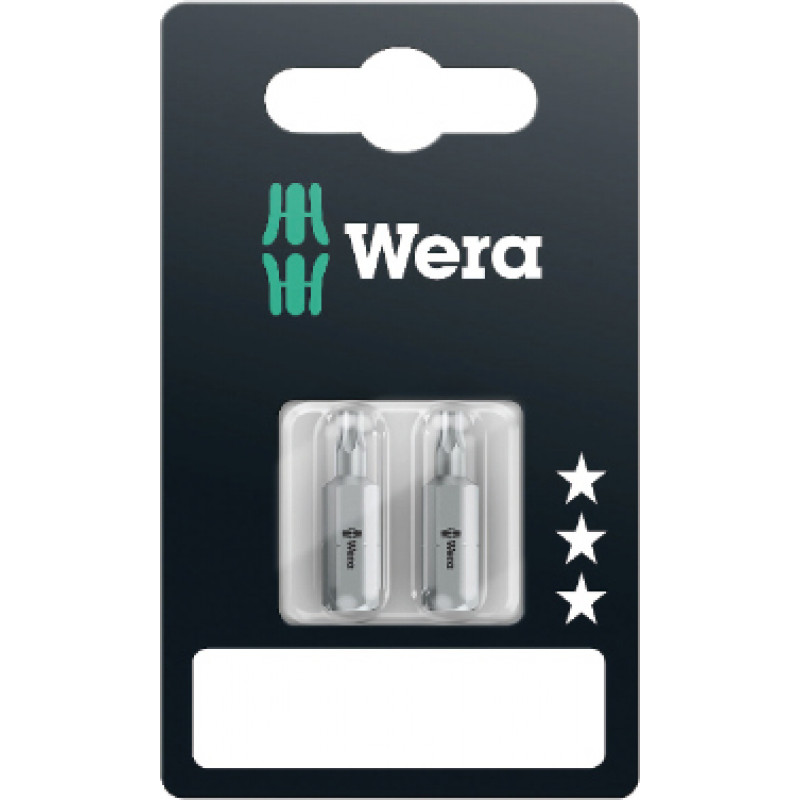 Wera standarta uzgaļi, 2 x TORX T20 x 25mm, 867/1, blisterī