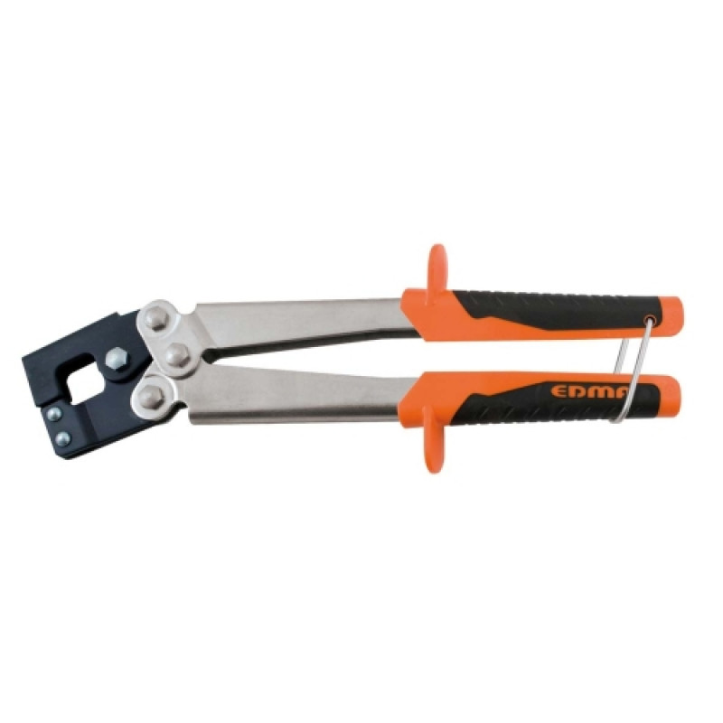 Edma Punch lock pliers Profil 2RM, one hand model, max 0,8+0,8mm