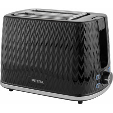 Petra PT3860BLKVDEEU10 Chevron 2 Slice toaster