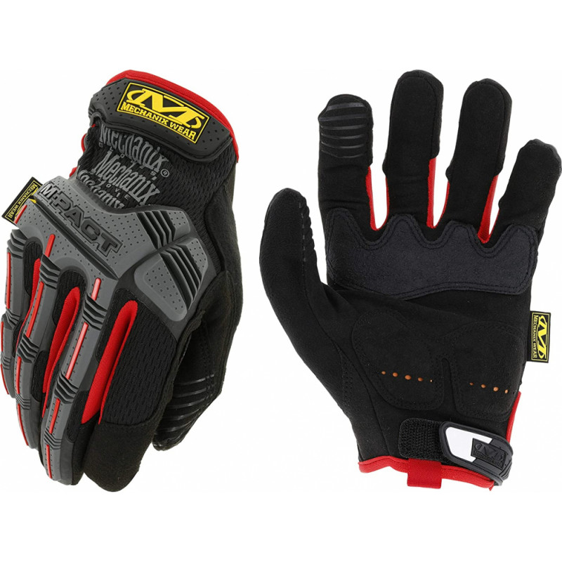 Mechanix Wear Cimdi M-PACT 52 melni/sarkani S