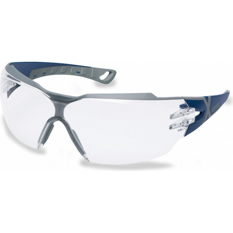 Uvex Safety spectacles Uvex cx2, clear lense, supravisionv excellence coatong. blue/grey frame