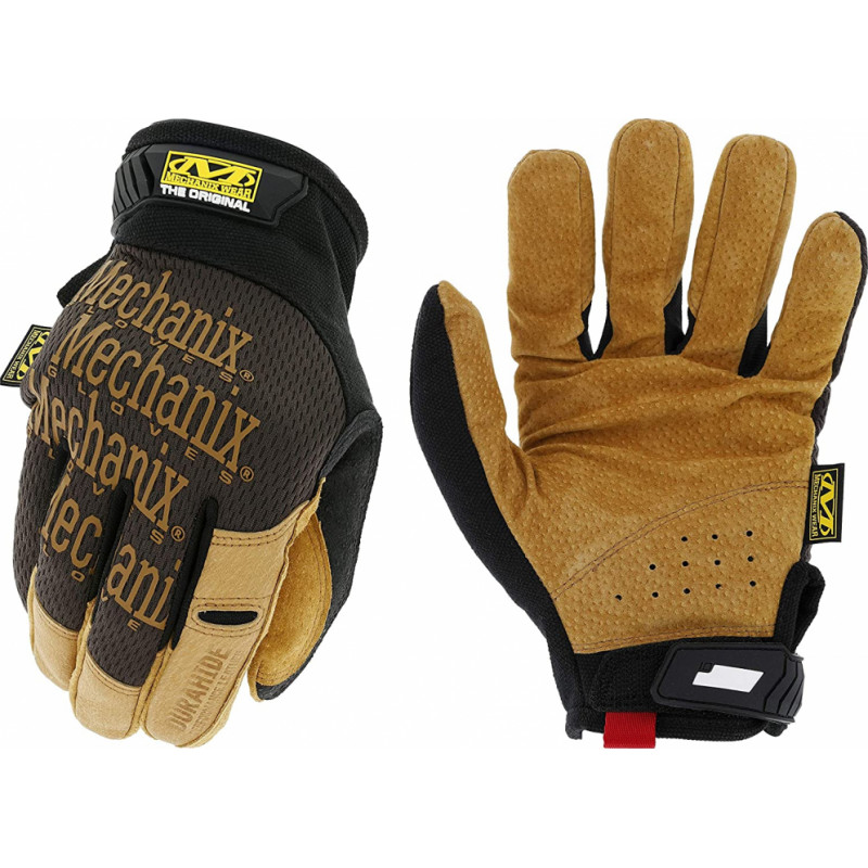 Mechanix Wear Cimdi Mechanix Durahide™ Original® Āda, melni/brūni, izmērs S