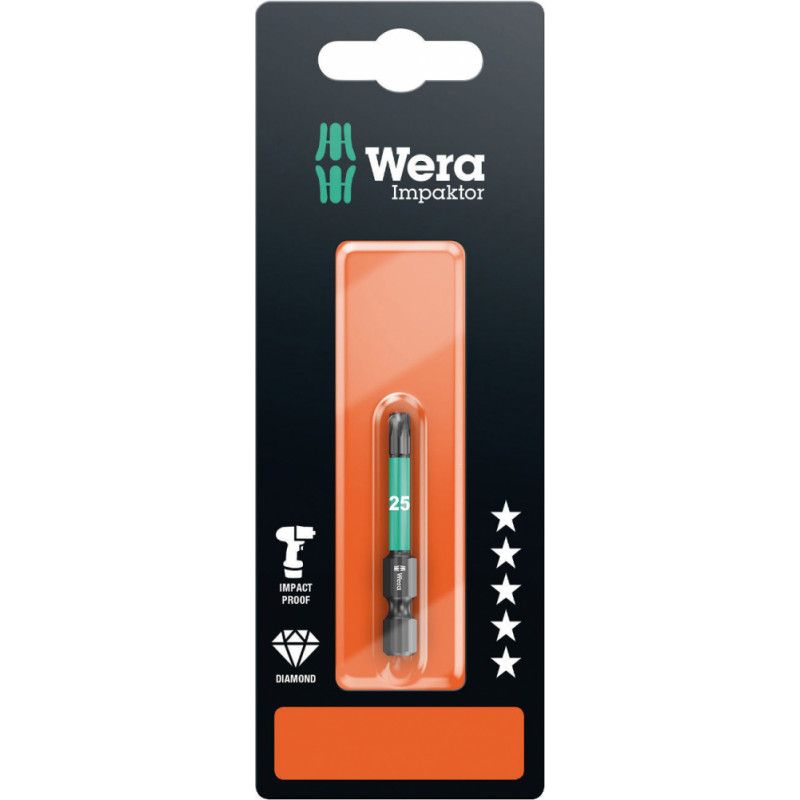 Wera Impaktor uzgalis, TORX T25 x 50mm, 867/4, blisterī