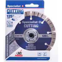 Specialist+ dimanta griešanas disks PREMIUM, 125x10x22 mm