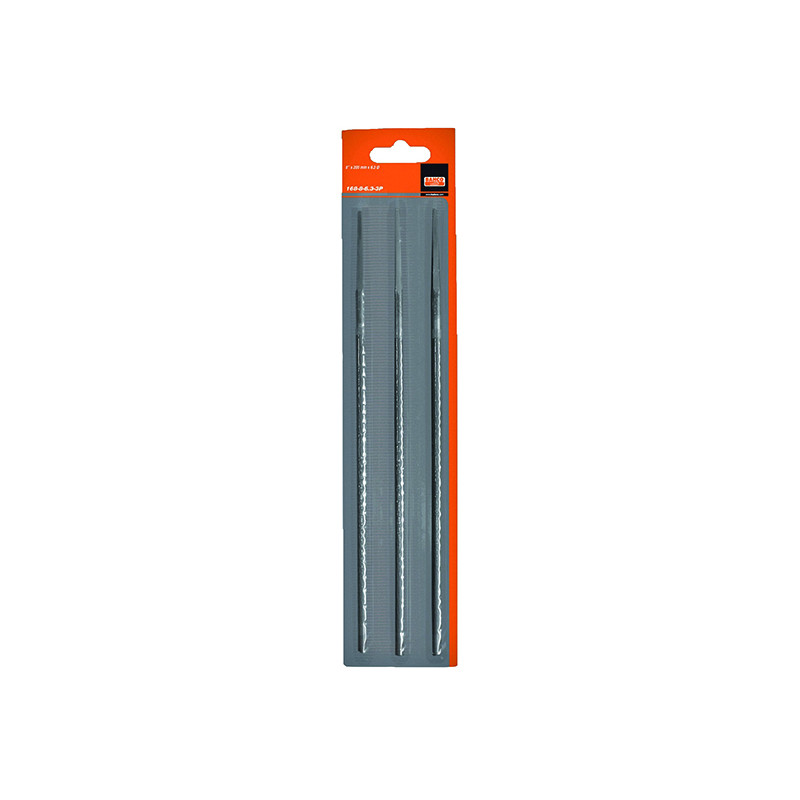 Bahco Round chainsaw file 4,5mm 3pcs