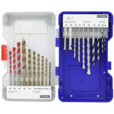 Tivoly Drills set Multi Material 20pcs - for metal, wood, concrete and tiles