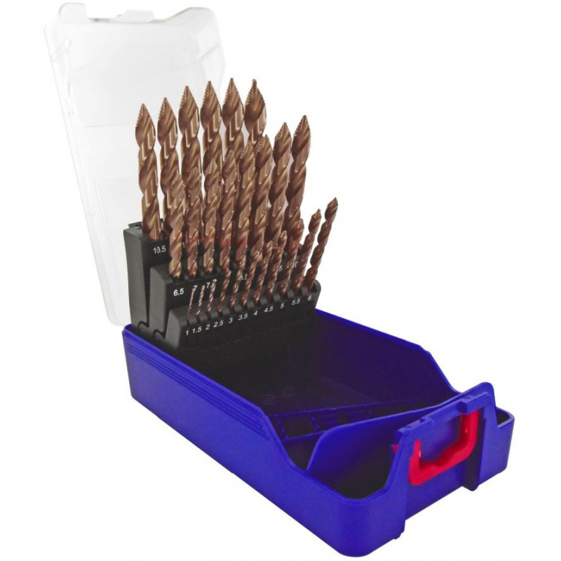 Tivoly Metal drill bit set 1-13mm, 