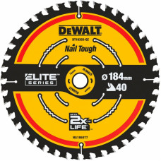 Dewalt Ripzāģis kokam DeWalt ELITE CSB 184x16mm 40T