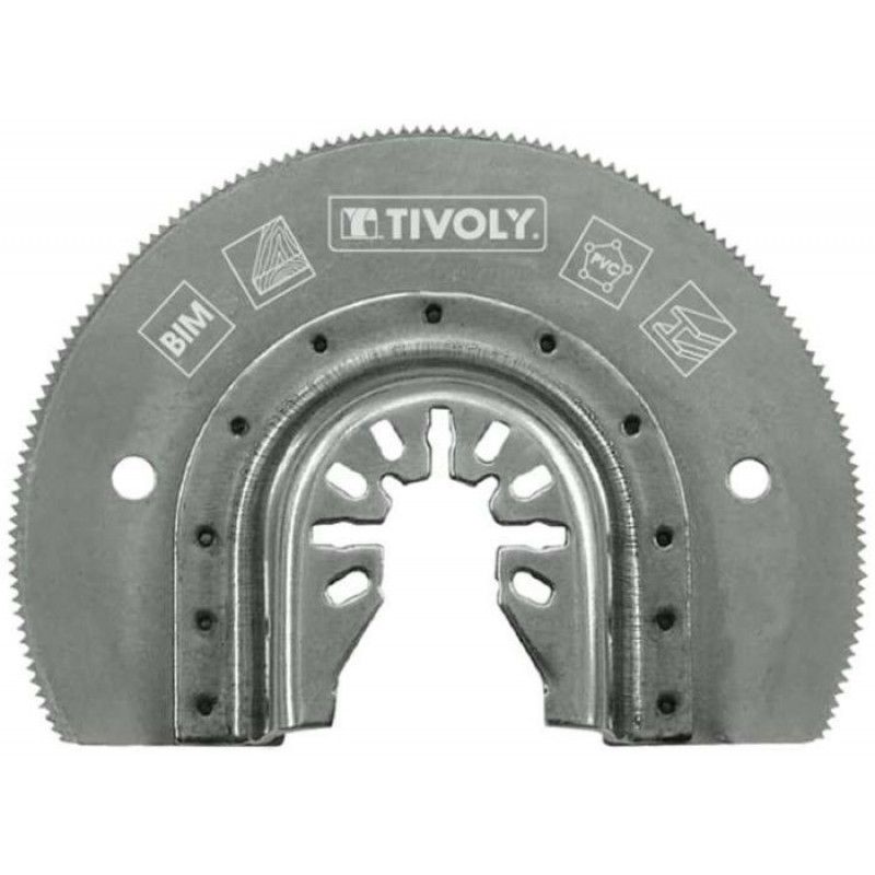 Tivoly Daudzfunkcionāls zāģa asmens 87mm, segment, BiM, kokam, plastmasas un metāla