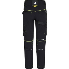 North Ways Work Trousers North Ways Sacha 1388 Black/Neon Yell, size 48